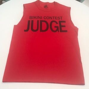Bikini Contest Judge Muscle Shirt